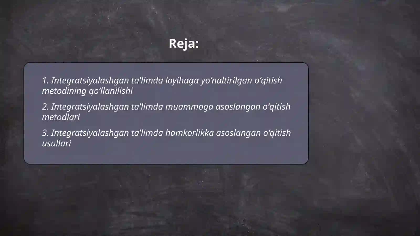 Integratsiyalashgan ta'limda o'qitish metodlarining qo'llanilishi 2