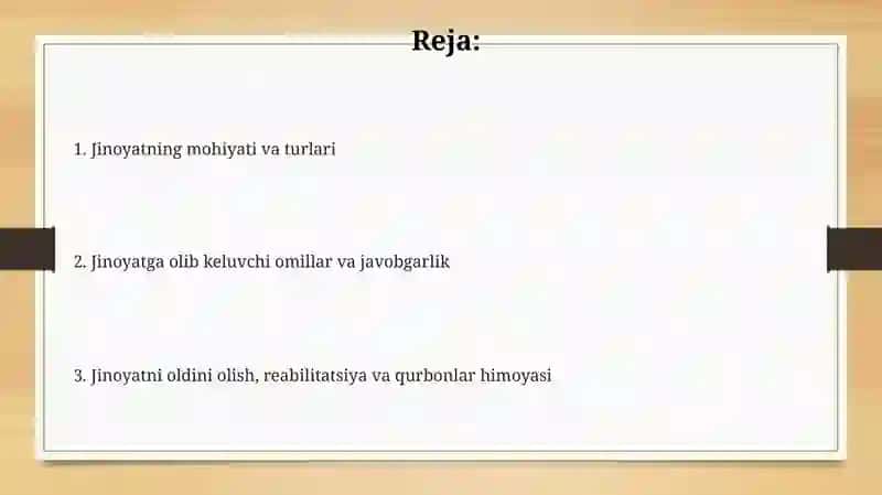 Qasddan sodir etilgan jinoyat 2