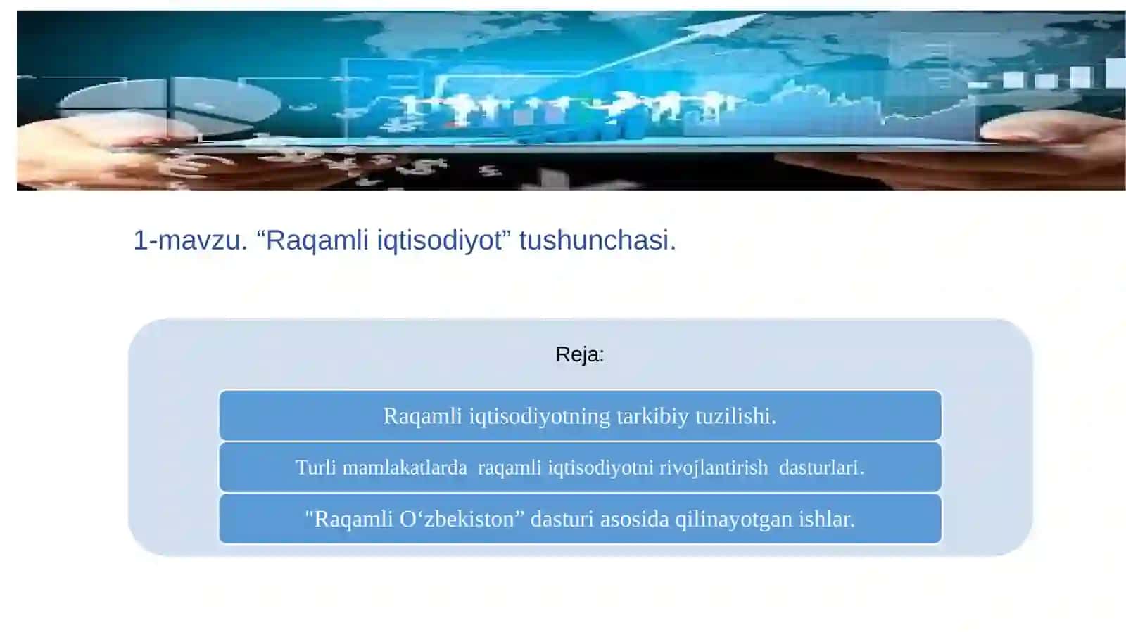 "Raqamli iqtisodiyot" tushunchasi 2