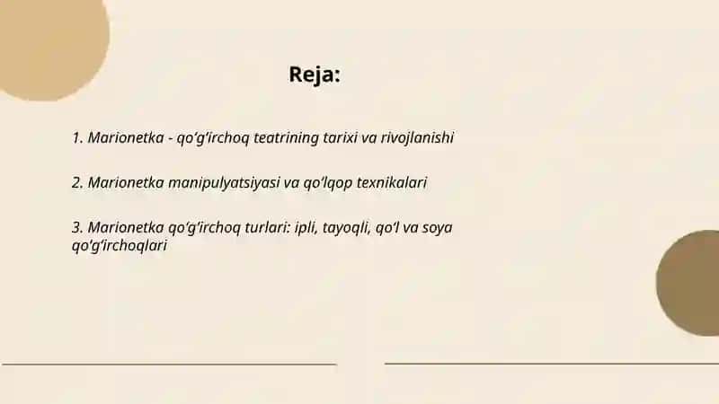 Marionetka -qoʻgʻirchoq teatri 2