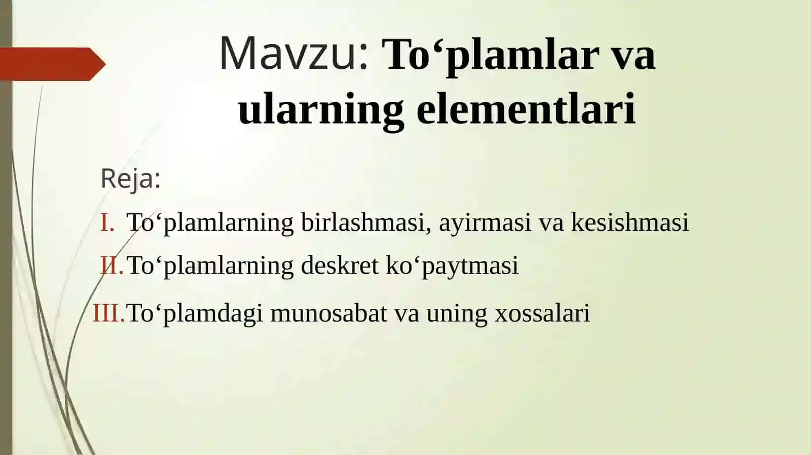 To‘plamlarvaularningelementlari 2