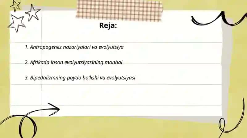 Antropogenez nazariyalari va evolyutsiya 2
