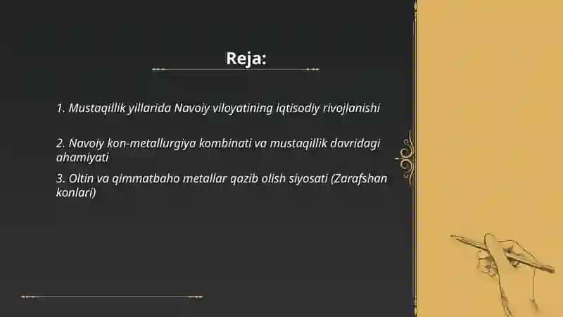 Mustaqillik yillarida Navoiy viloyati 2