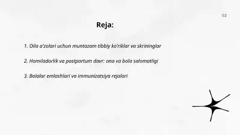 Oila salomatligi 2