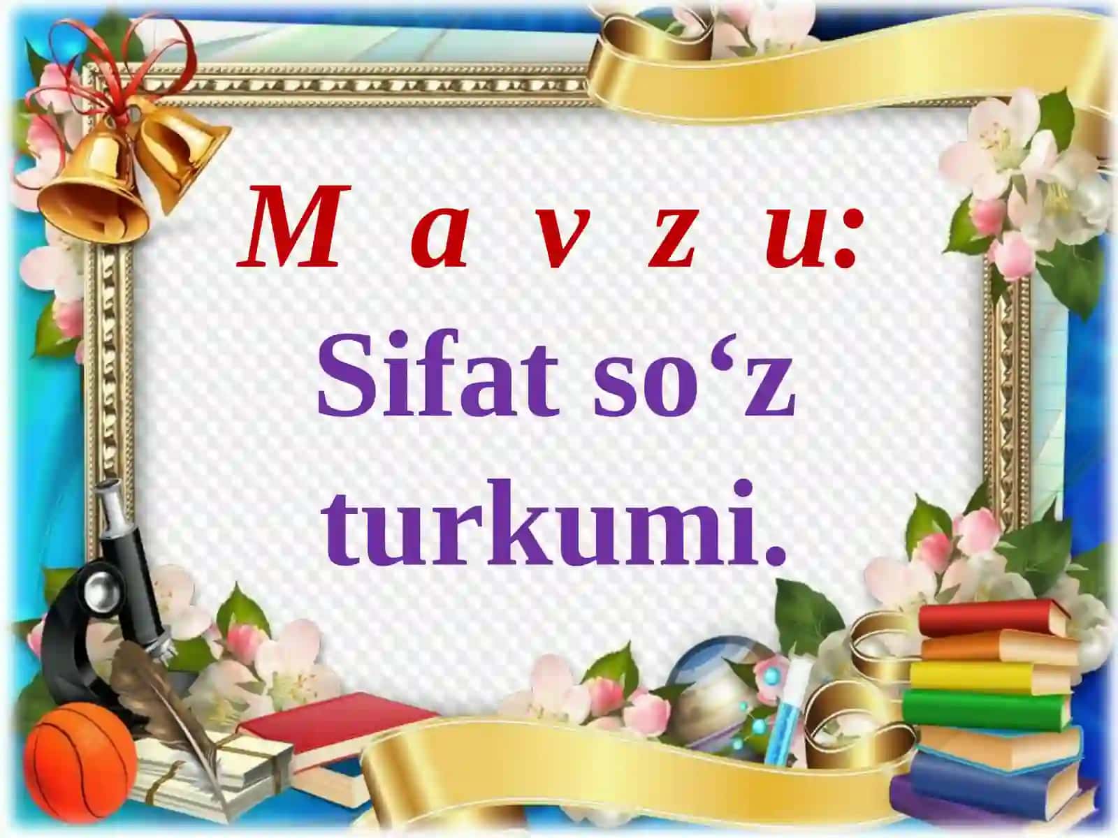 Sifatso‘zturkumi 2