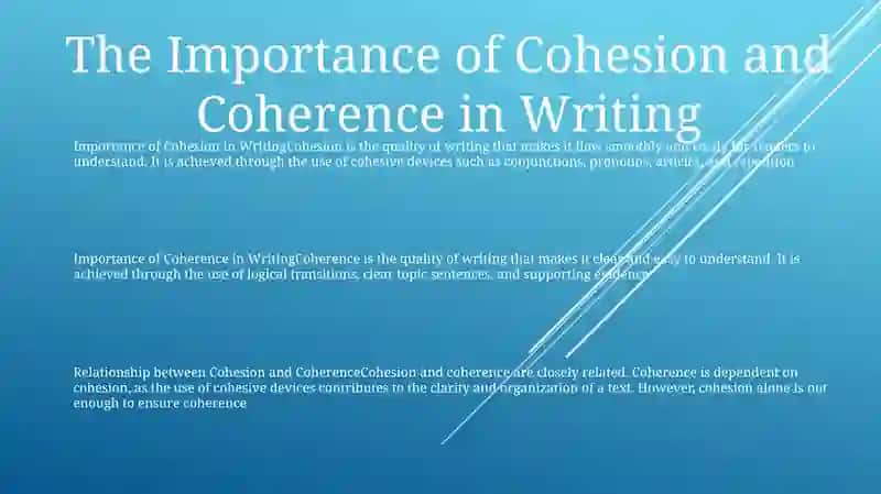 Cohesion And Coherence 2