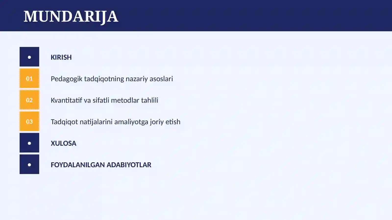 PEDAGOGIKA FANINING TADQIQOD METODLAR 2
