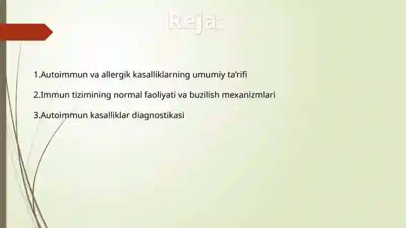 Autoimmun va Allergik Kasalliklar 2