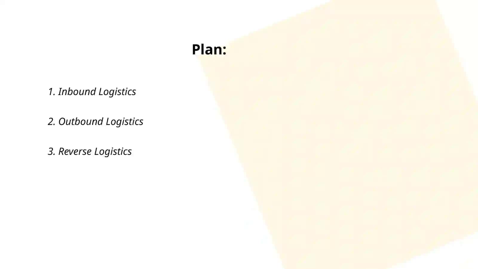 Types of logistics 2