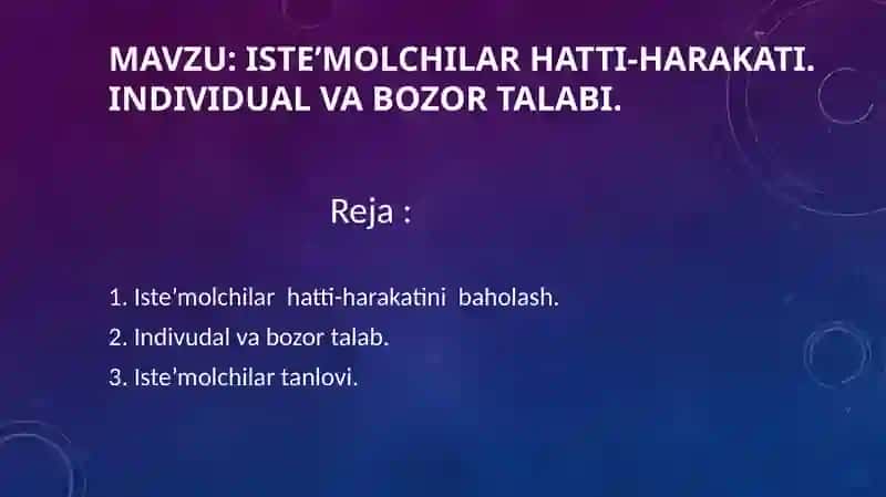 Iste’molchilar hatti-harakati 2
