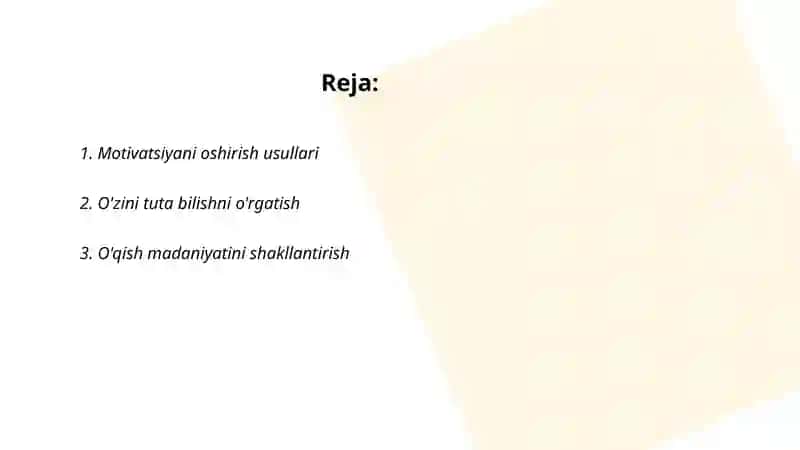 O'quvchi shaxsini tarbiyalash usullari 2