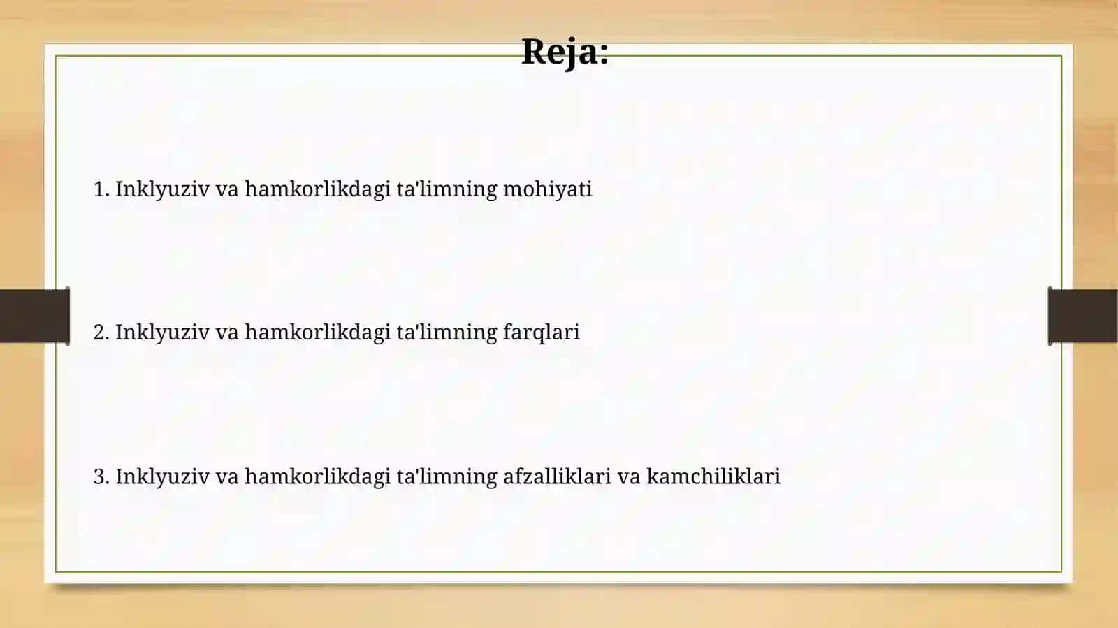 Inklyuziv va birgalikda oqitish: ularning asosiy farqlarini asoslash 2