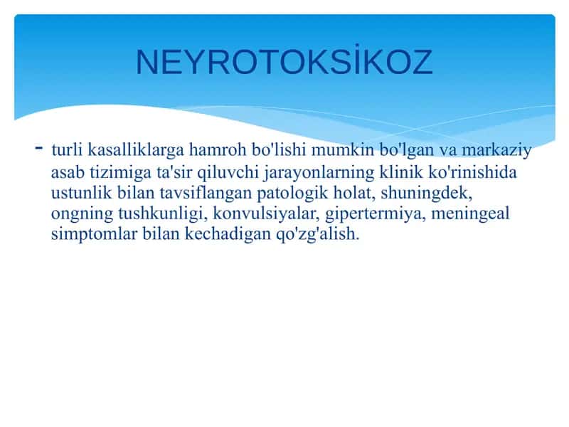 Neyrotoksikoz 2