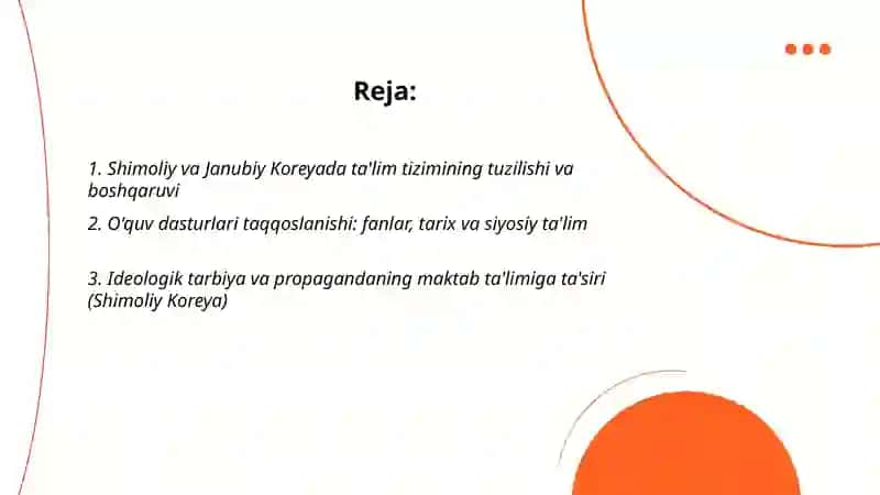 Shimoliy va Janubiy Kareadagi taʼlim tizimi va undagi muomalar 2