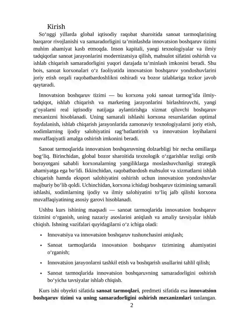 Innovatsion boshqaruv tizimi 2
