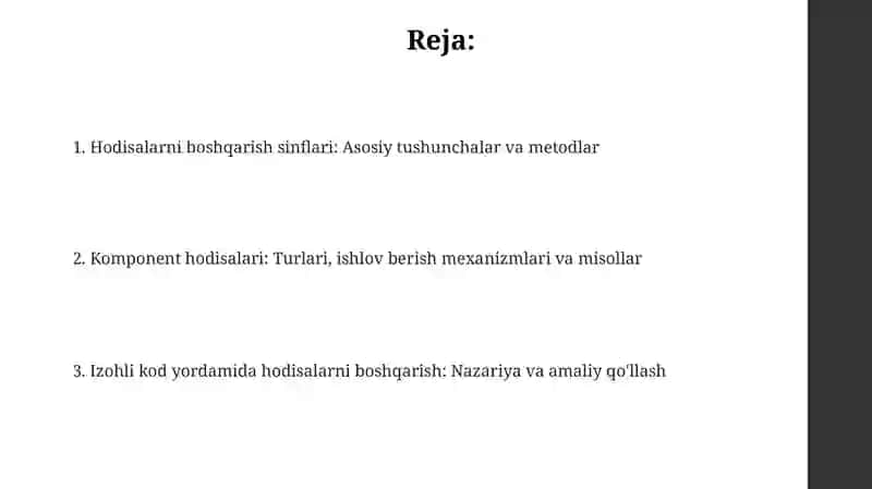 Hodisalar 2