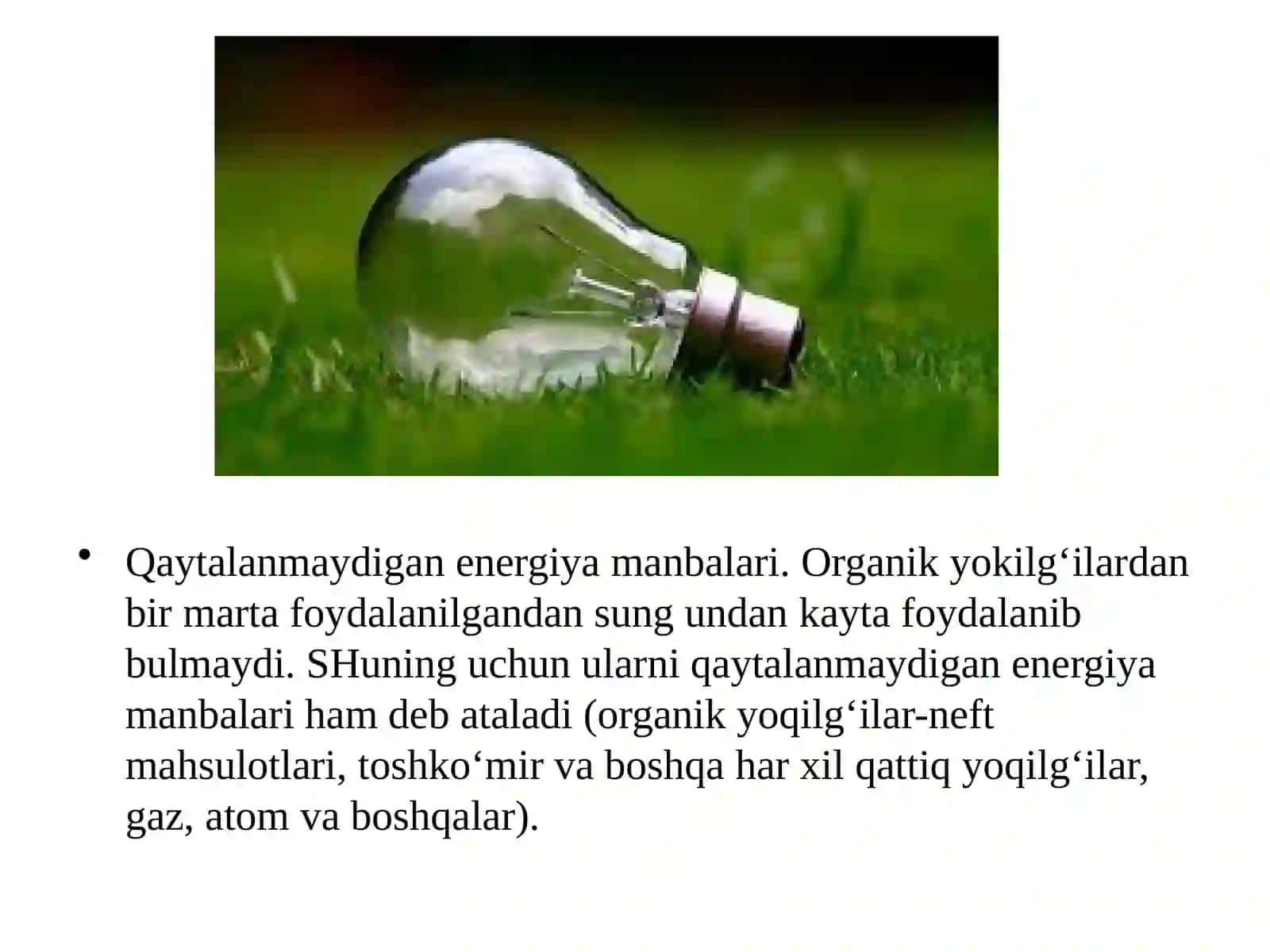 Qaytalanuvchi energiya manbalari 2