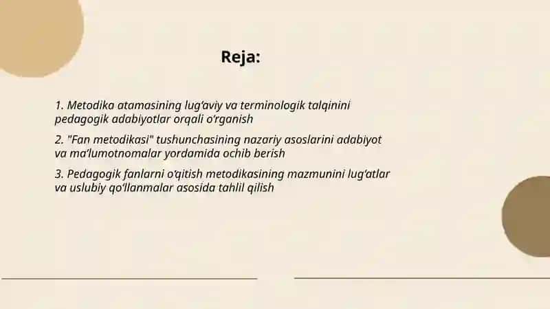 Pedagogik adabiyotlar va metodikasi 2