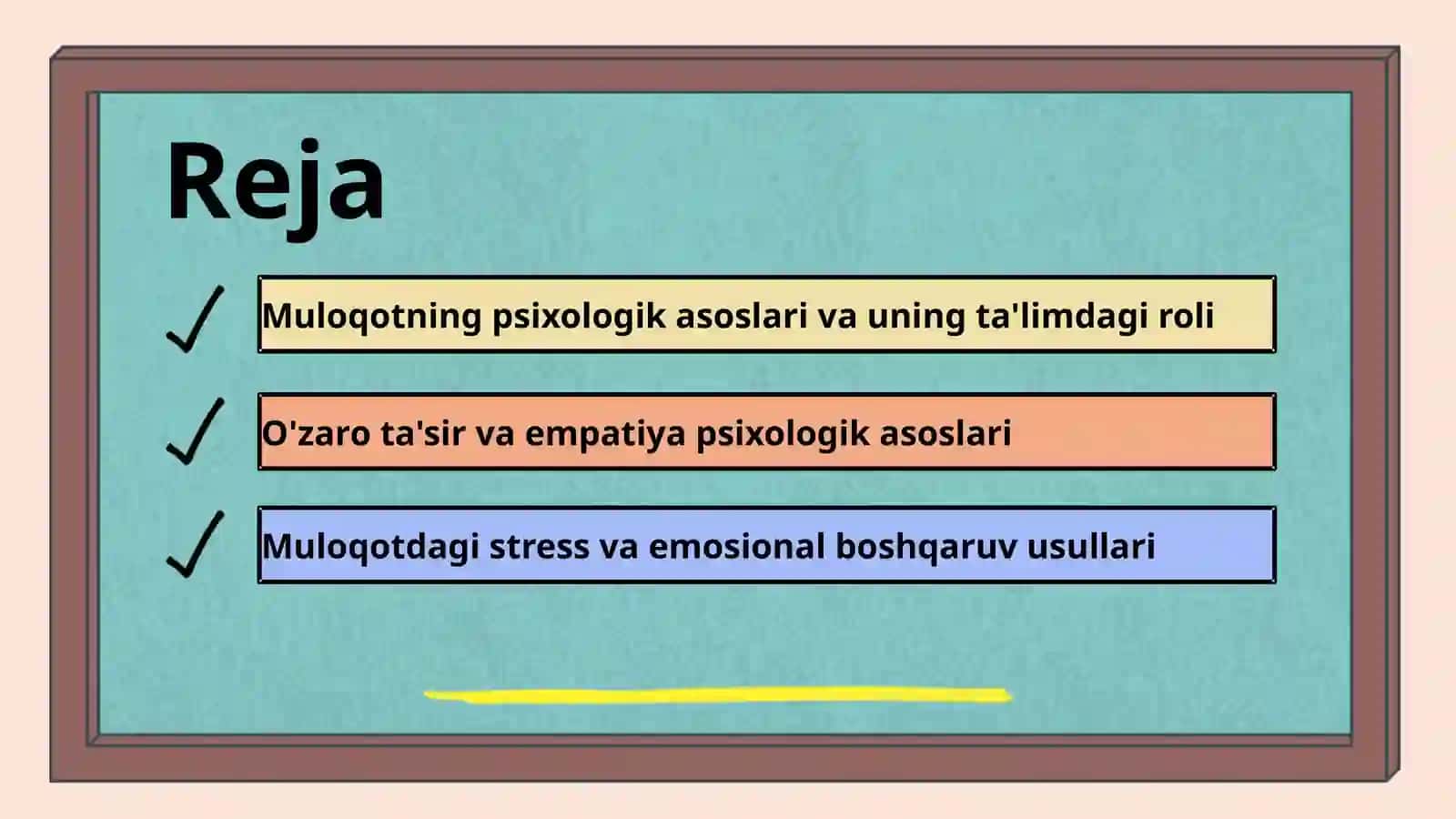 Kasbiy ta'lim muloqotning psixologik asoslari 2