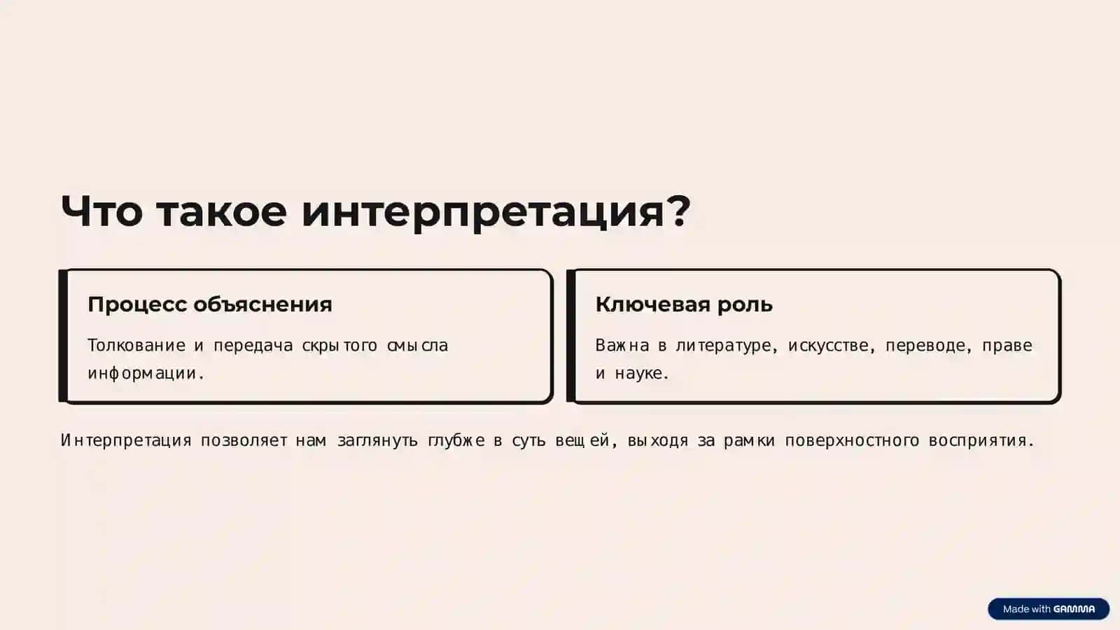 Интерпретация: Искусство понимания и передачи смысла 2