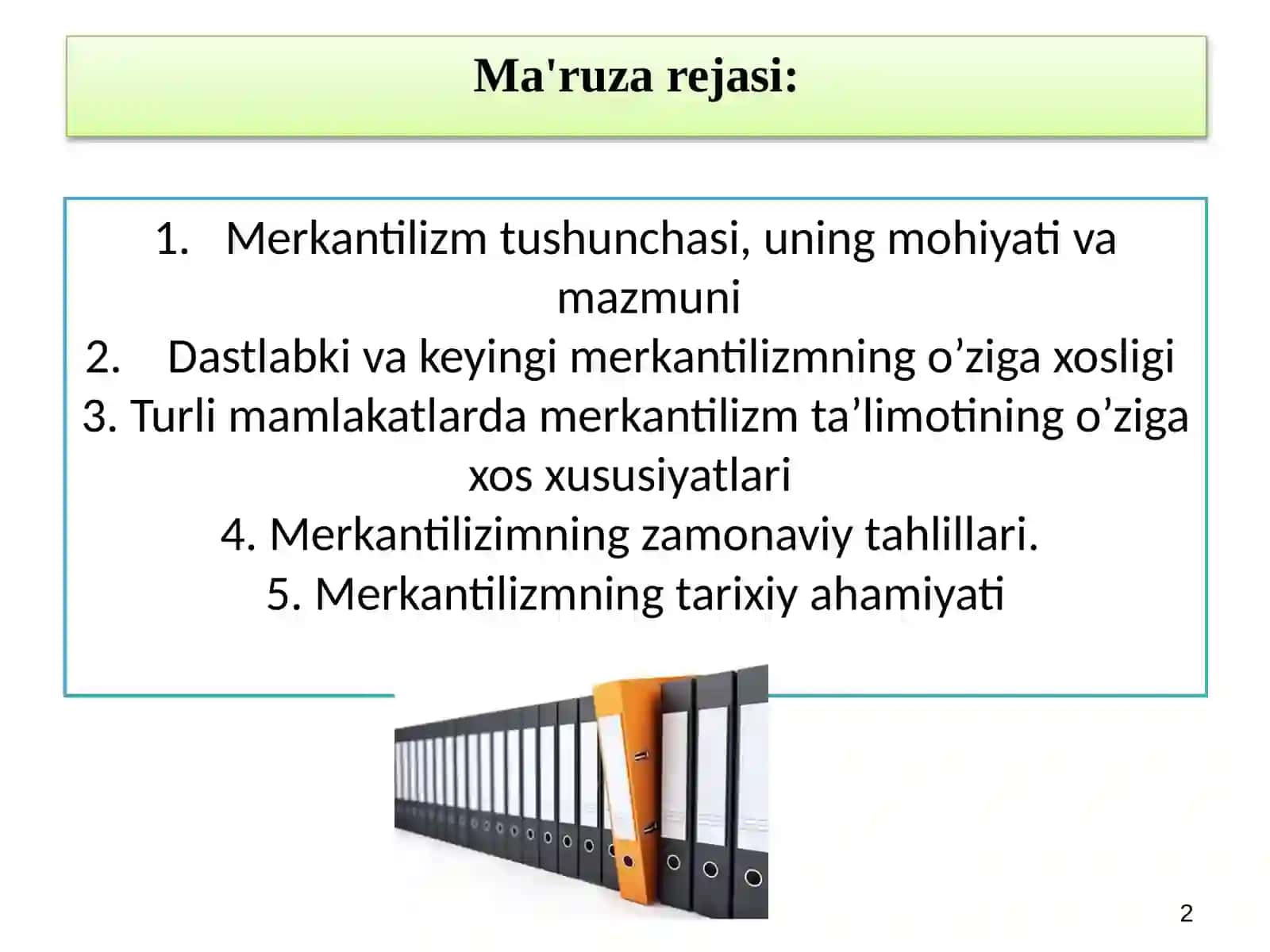 4-MERKANTILIZM IQTISODIY TA’LIMOTI 2