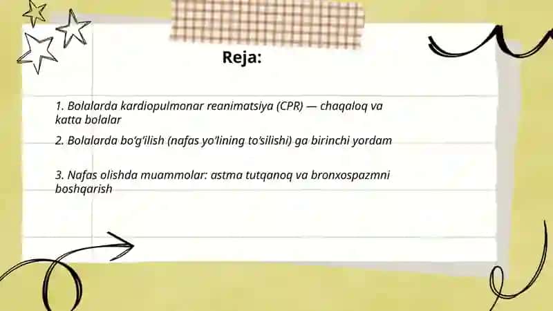 Pediyatriyada birinchi yordam 2
