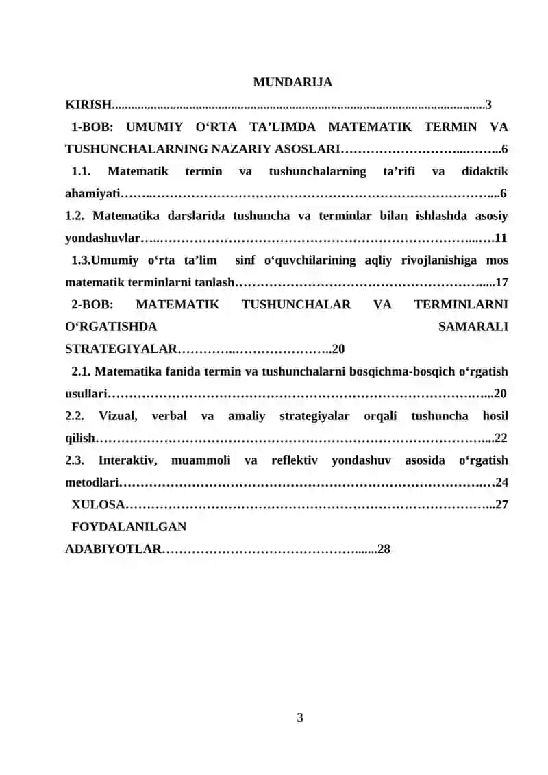KURS ISHI MAVZUSI 2