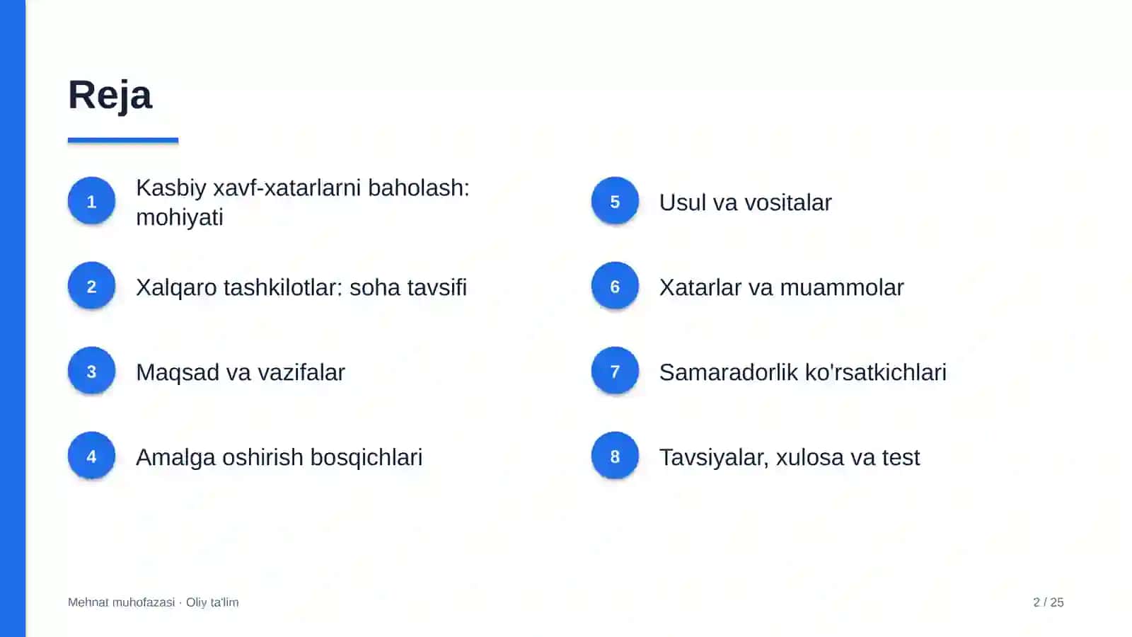 xalqaro tashkilotlarda kasbiy xavf xatarlarni baholash 4276 2