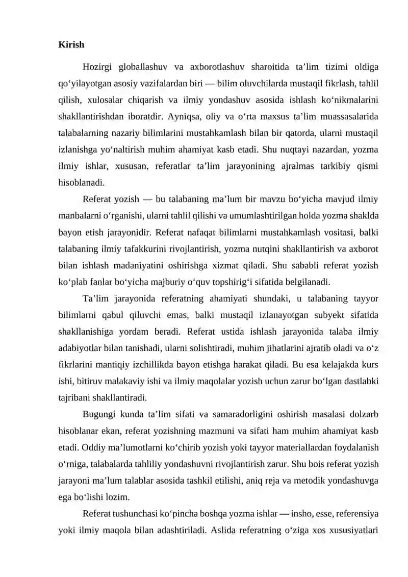 REFERAT VA UNING TURLARI 2