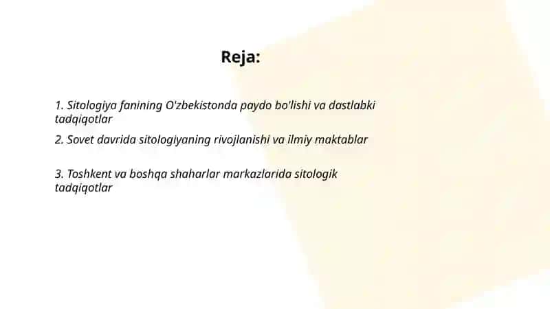 Sitologiya fanining rivojlanish tarixi 2