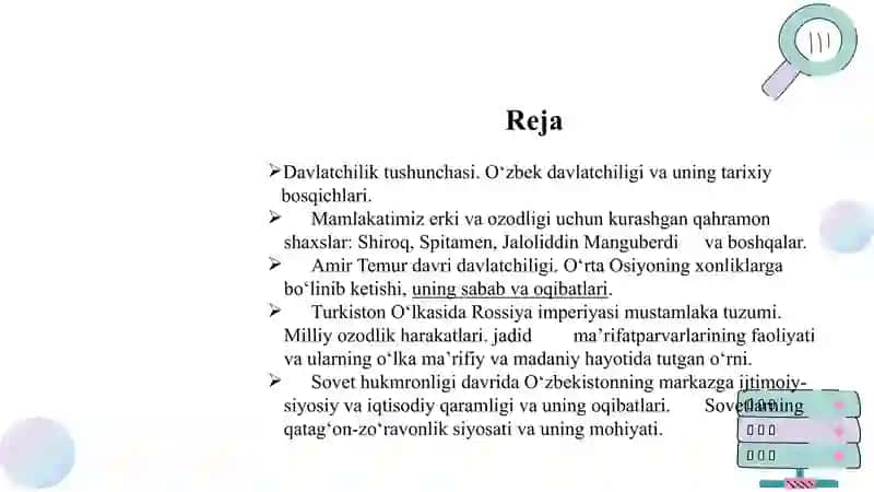 O‘zbekistonda mustaqillik g‘oyalarining tarixiy asoslari 2