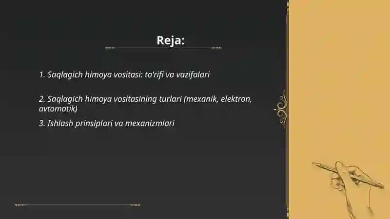 Saqlagich himoya vositasi 2