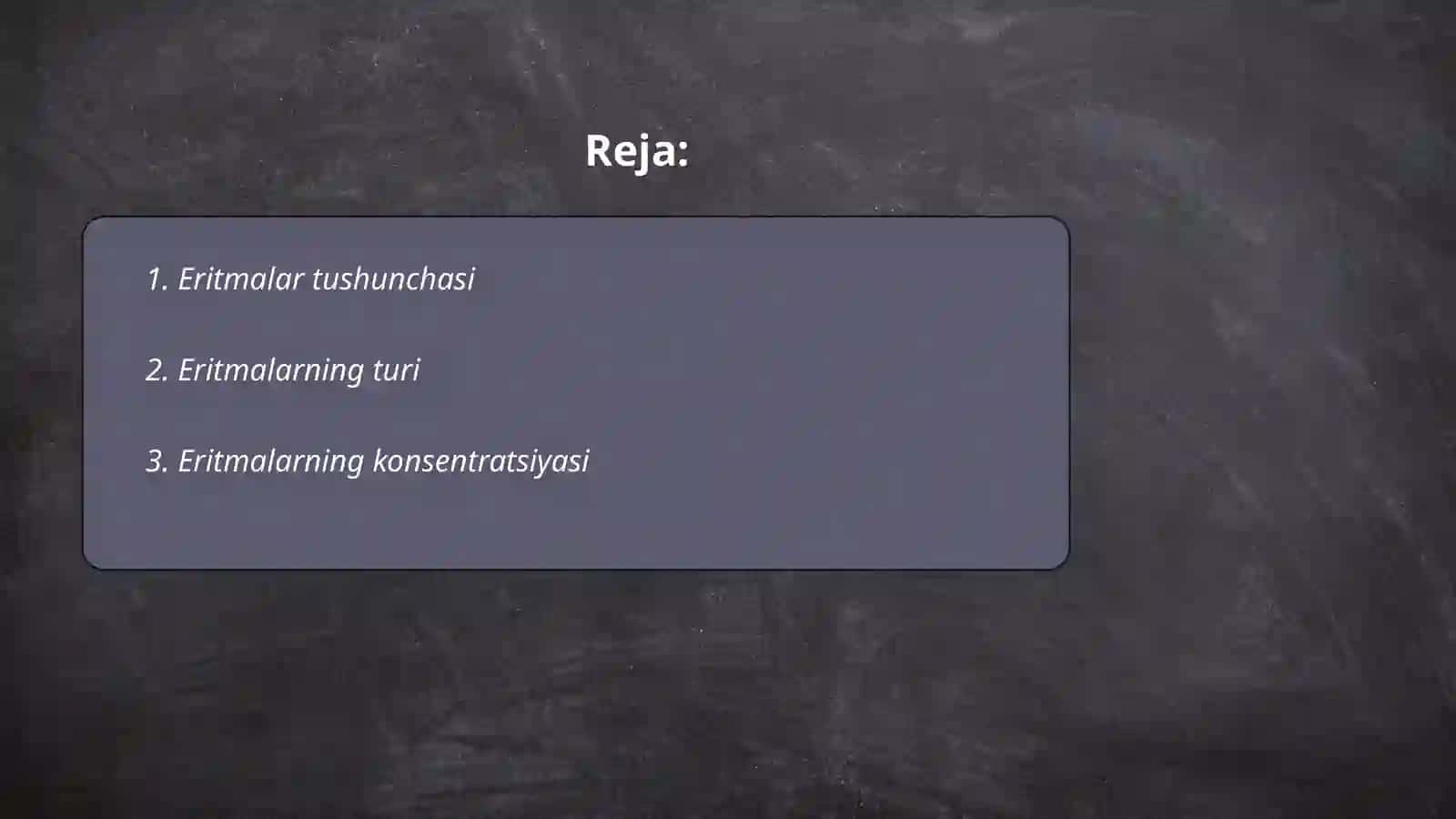 Eritmalarning kollegativ xossalari 2