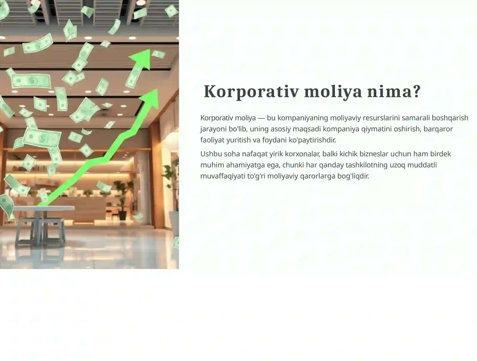 Korporativ moliya 2