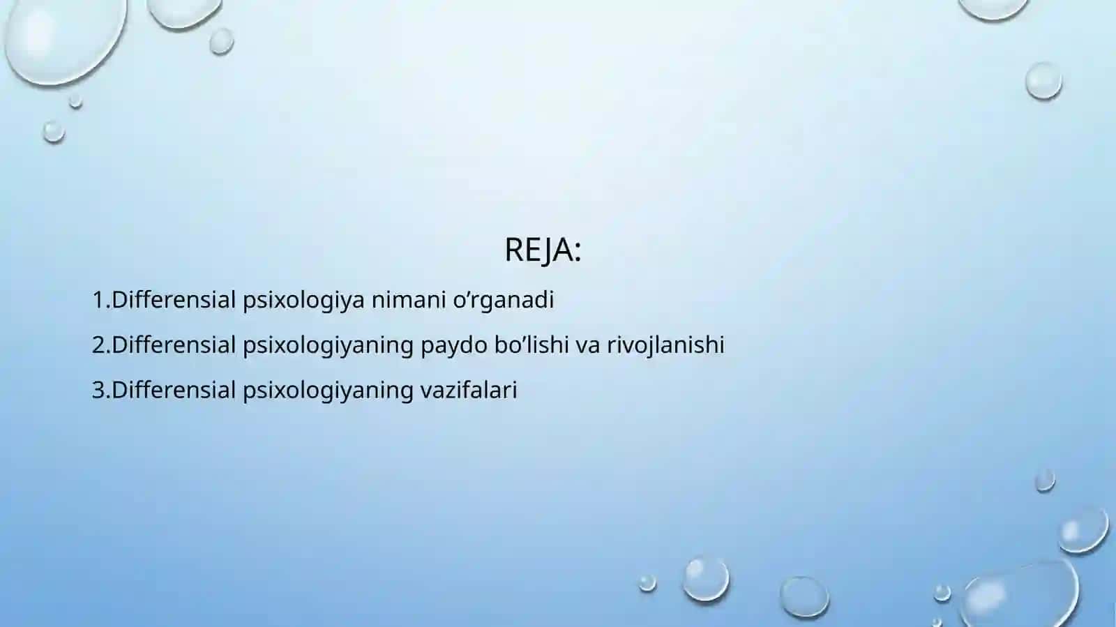 Differensial psixologiya individual fan sifatida 2