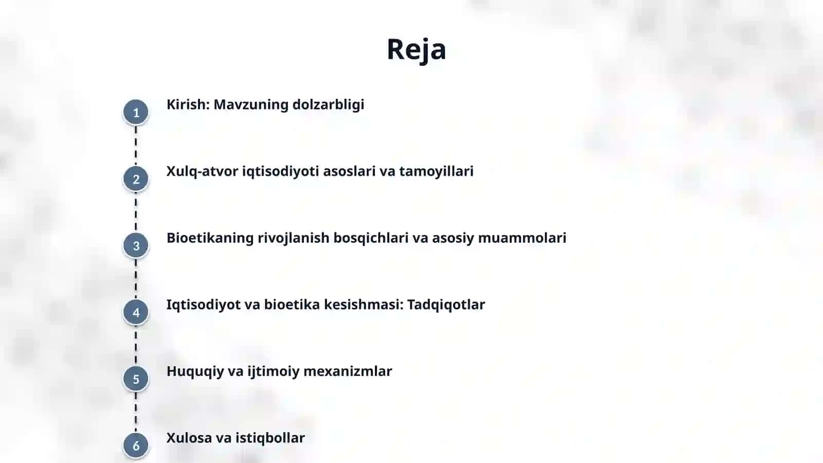Xulq-atvor iqtisodiyoti va bioetika 2