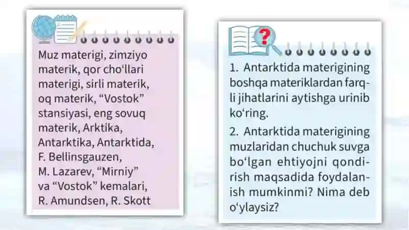 ANTARKTIDA Geografik xususiyatlari 2