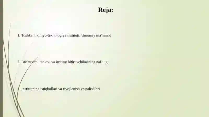 Toshkent kimyo-texnologiya instituti 2