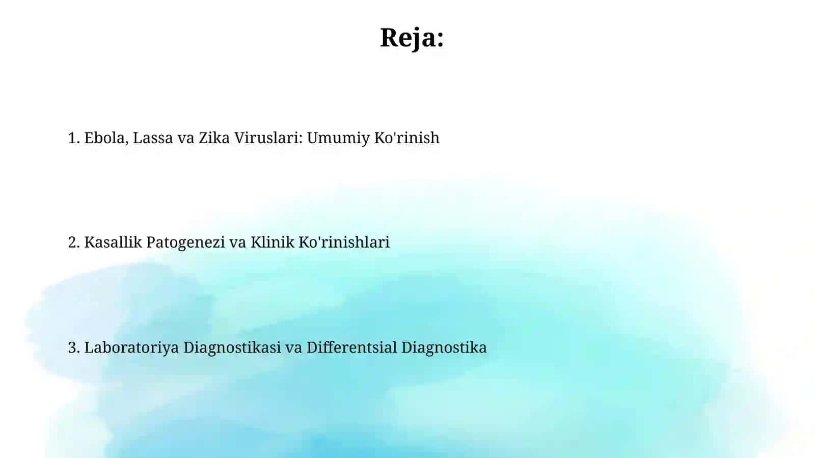 Ebola, Lassa, Zikaviruslari 2