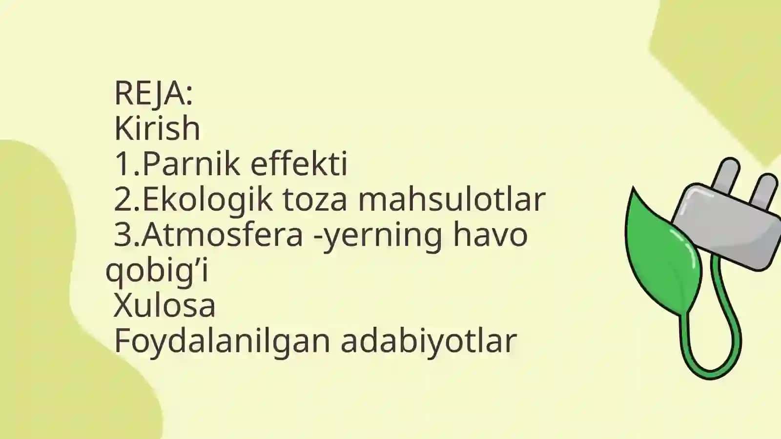 ATMOSFERA HAVOSINING IFLOSLANISHI 2