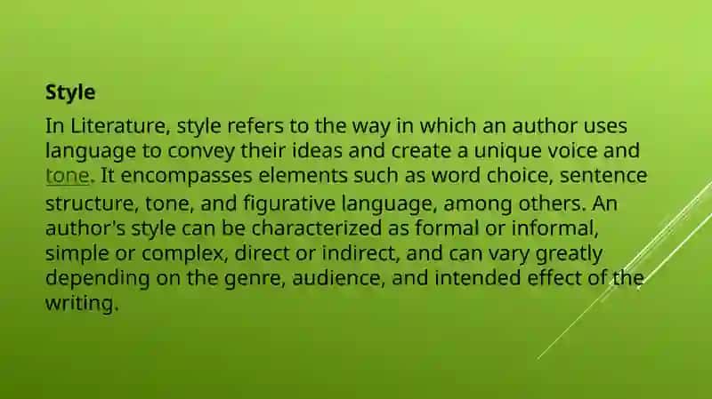 Style & Genre of the Text 2