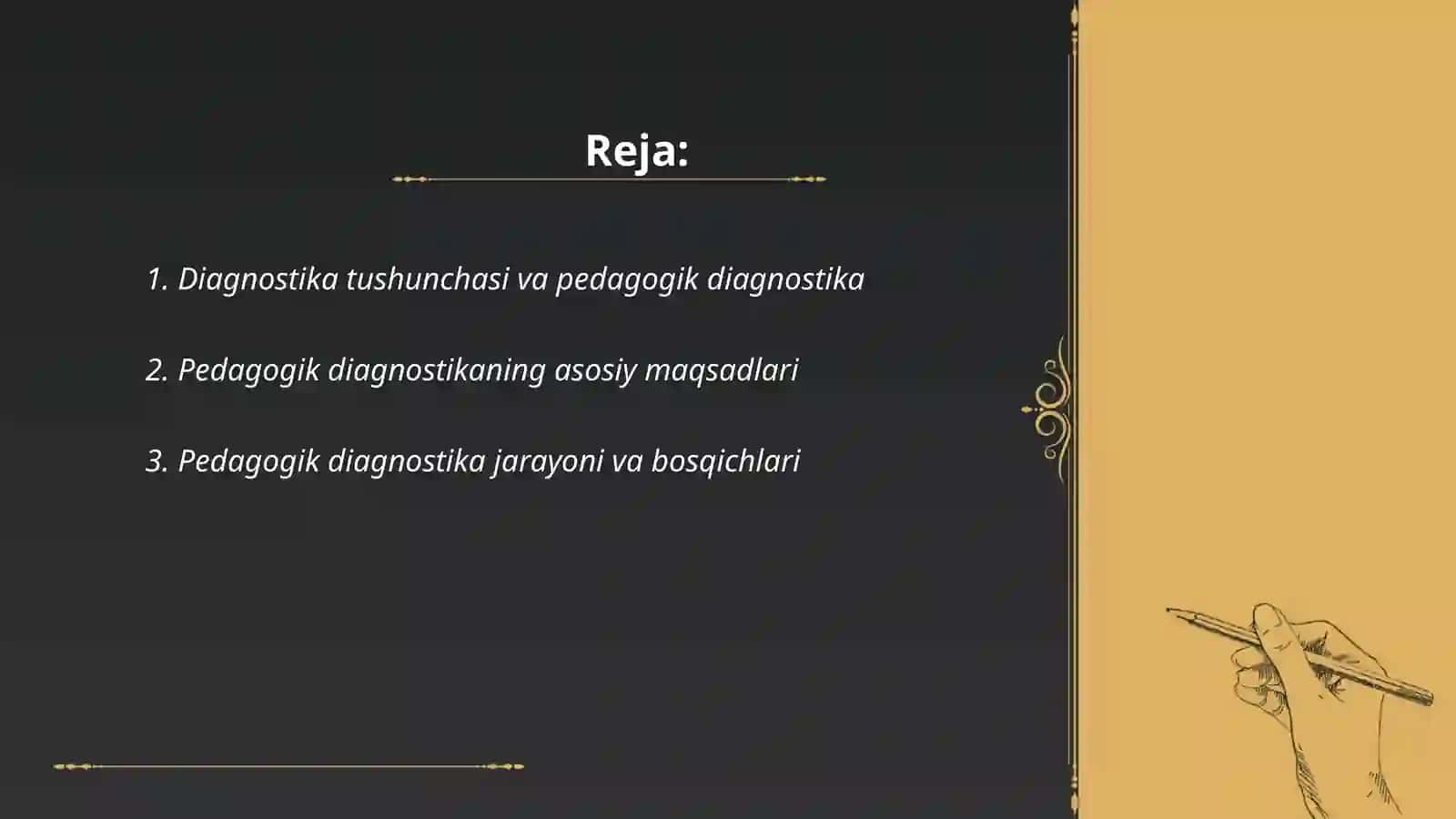 Pedagogik diagnostikaning asosiy funksiyalari va turlari 2