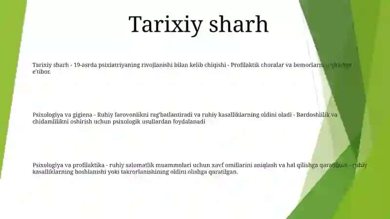 Psixogigiyena Va Psixoprofilaktika Ishlari 2