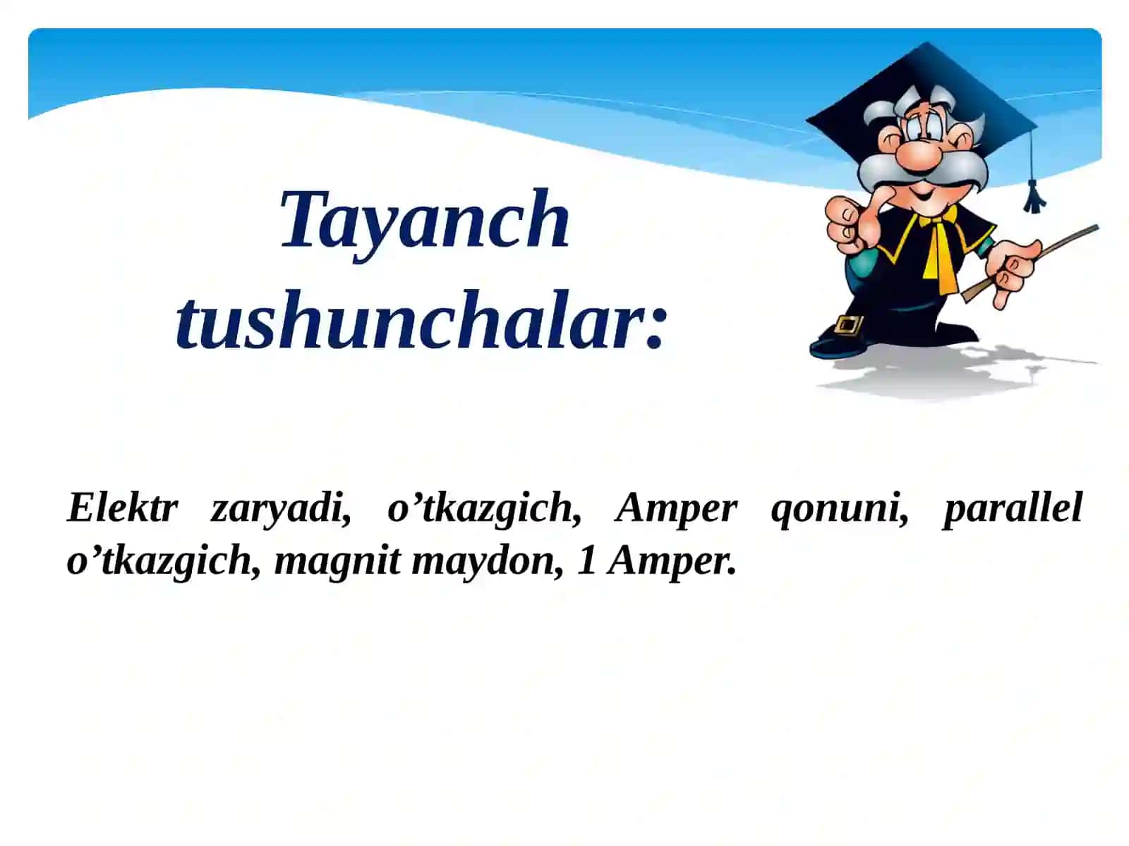 TOKLI O’TKAZGICHLARNING O’ZARO TA’SIRI 2