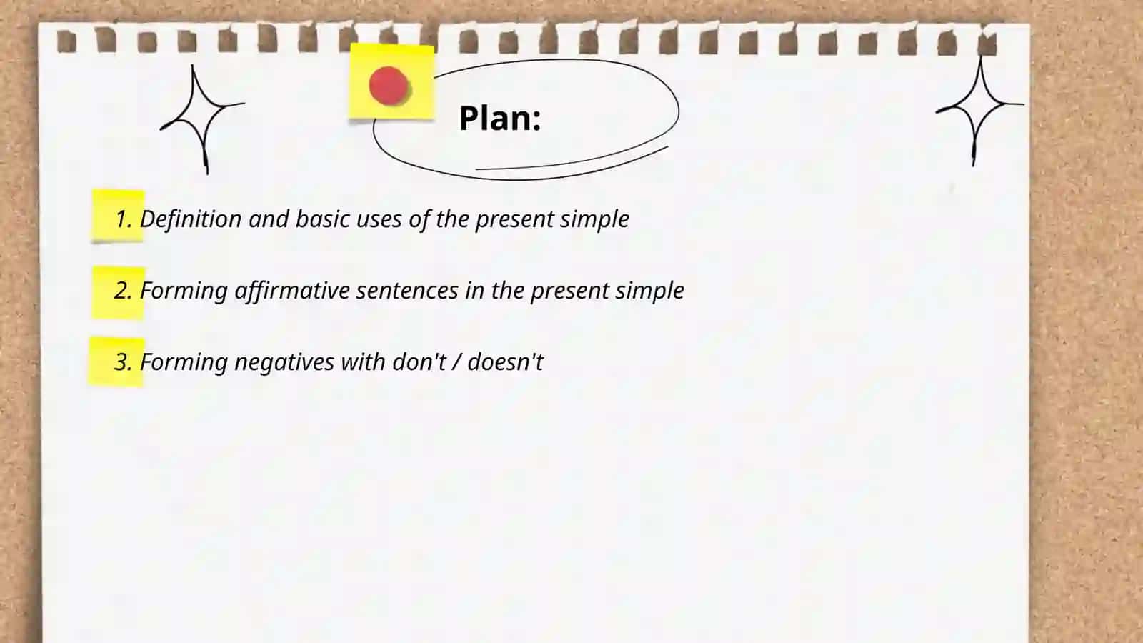 Present simple Tenses 2
