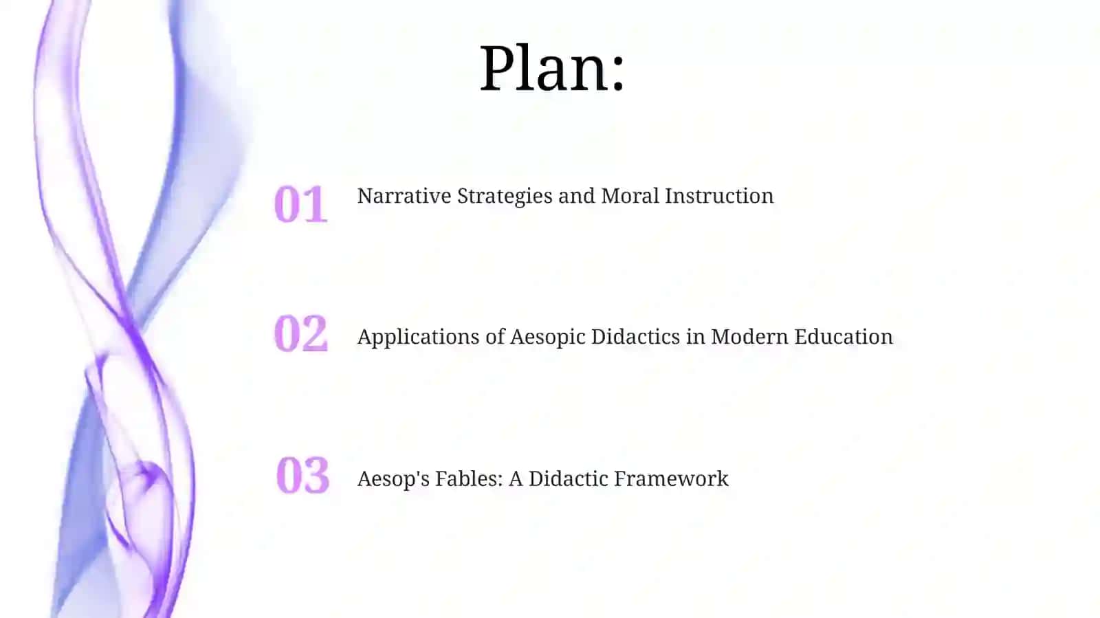 Didactics in Aesop's fables 2