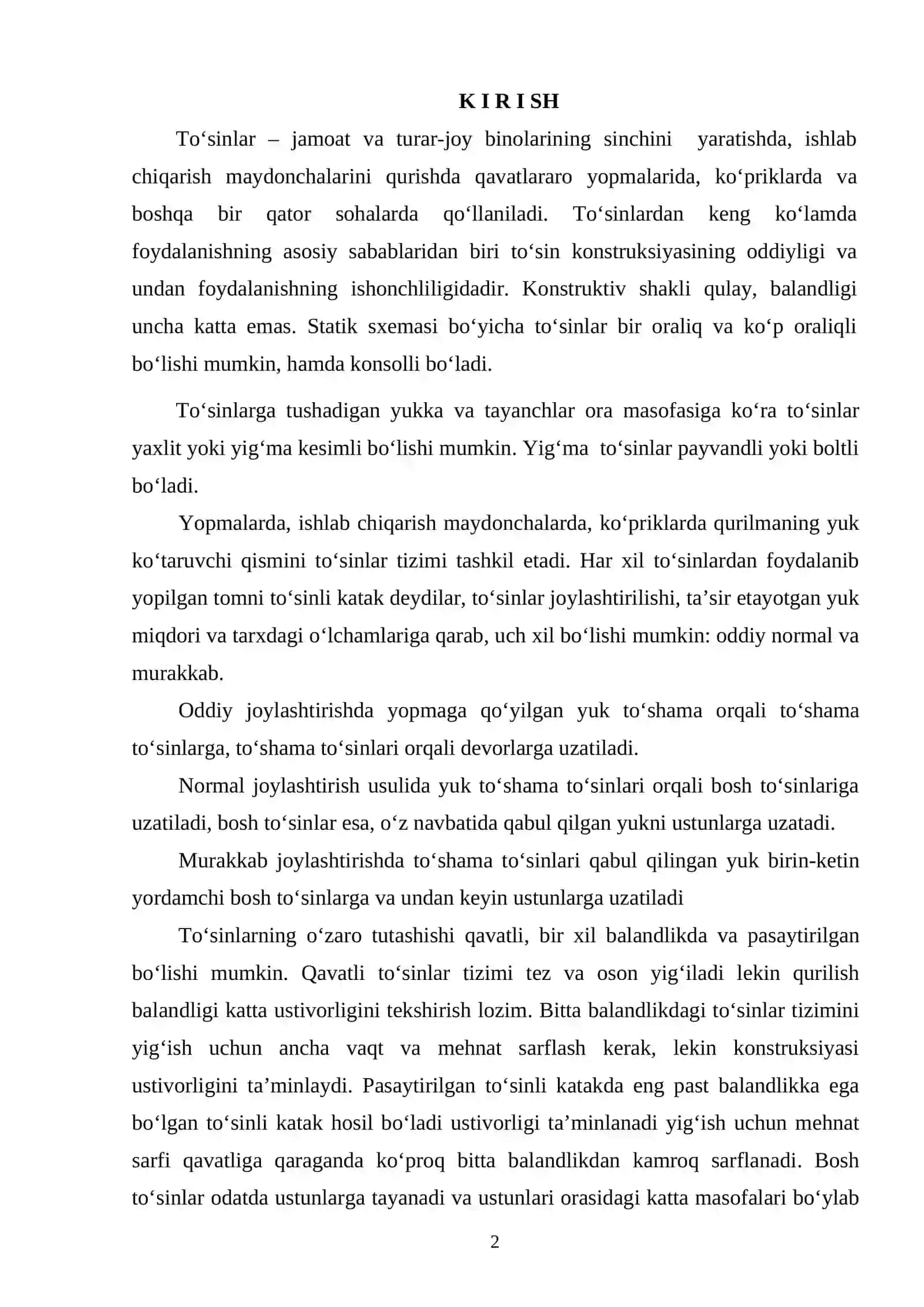 Metall konstruksiyalari 2