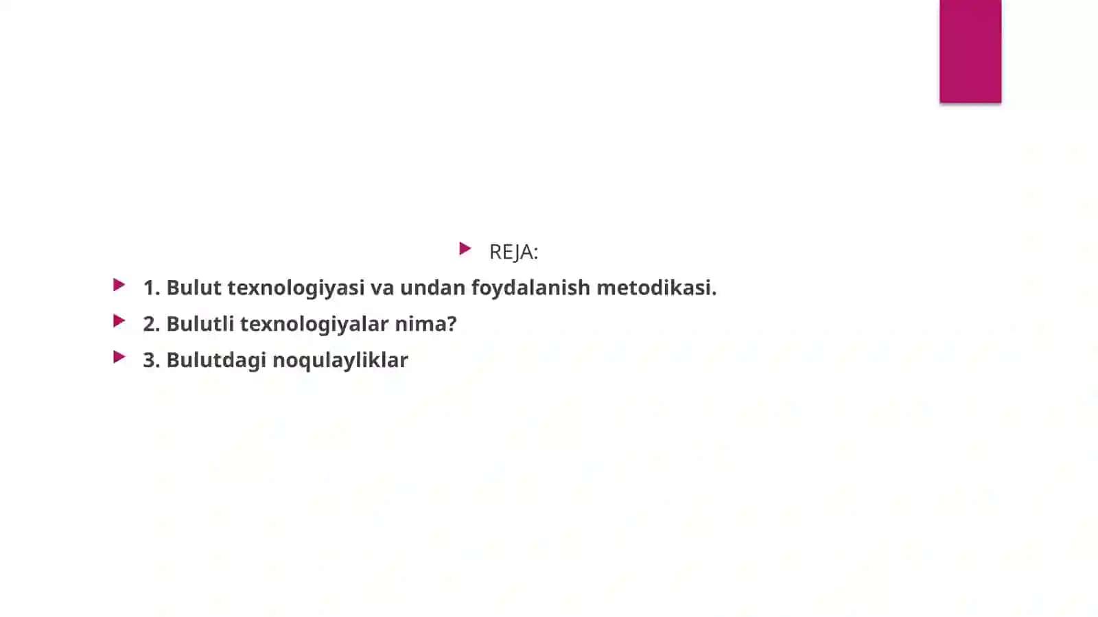 Bulutli texnologiyalar va ular bilan ishlash 2