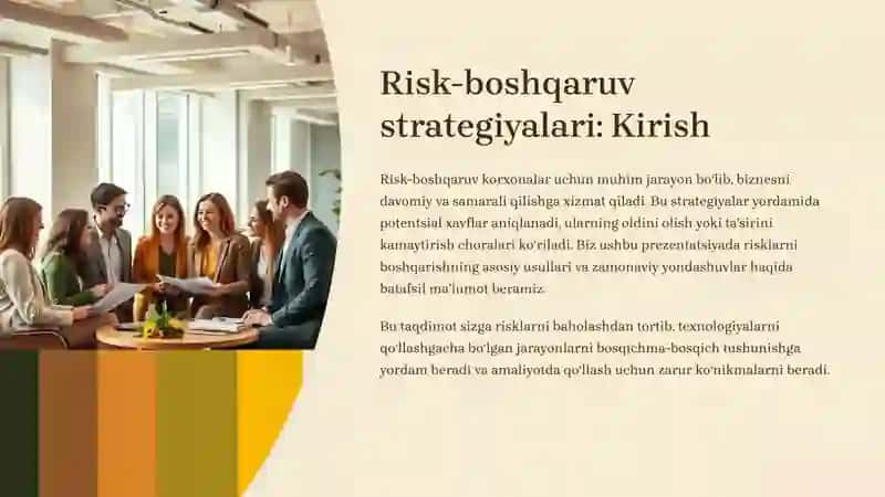 Risk-boshqaruv strategiyalari 2