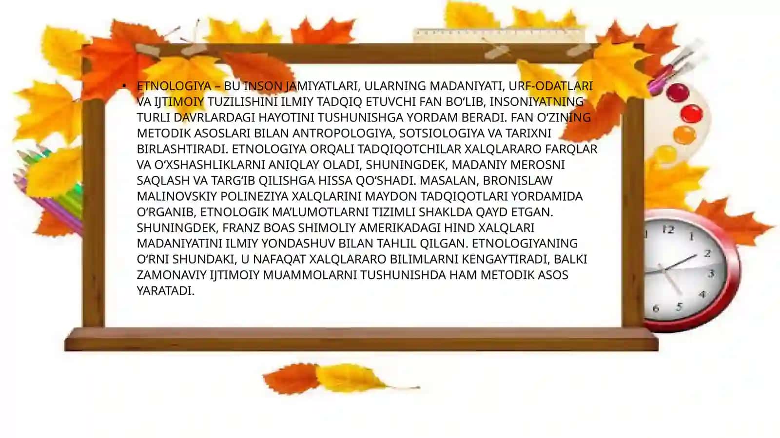 Etnologiya fanining tadqiqot uslublari 2